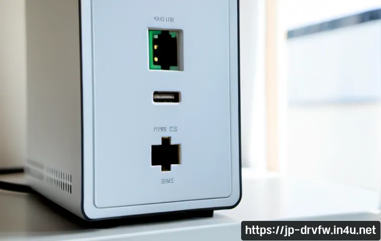 펌웨어 업데이트 중 전원 공급 안정화 팁 - Photorealistic close-up of a modern home router connected to a compact uninterruptible power supply ...